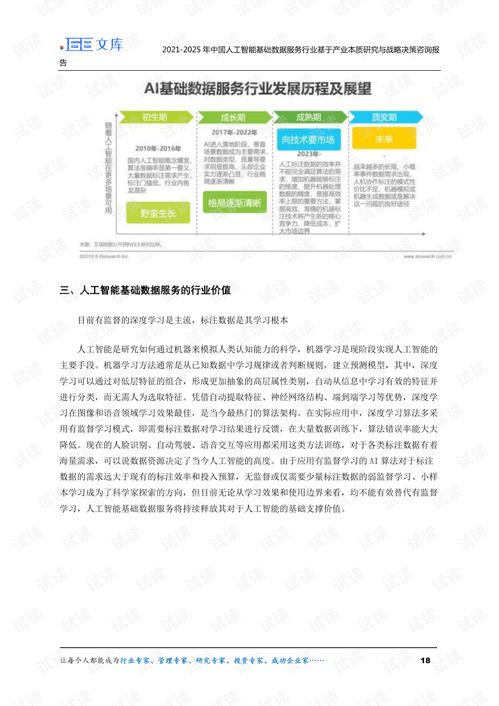 智能賦能，數(shù)據(jù)先行——2021-2025年中國人工智能基礎數(shù)據(jù)服務與行業(yè)應用集成發(fā)展洞察